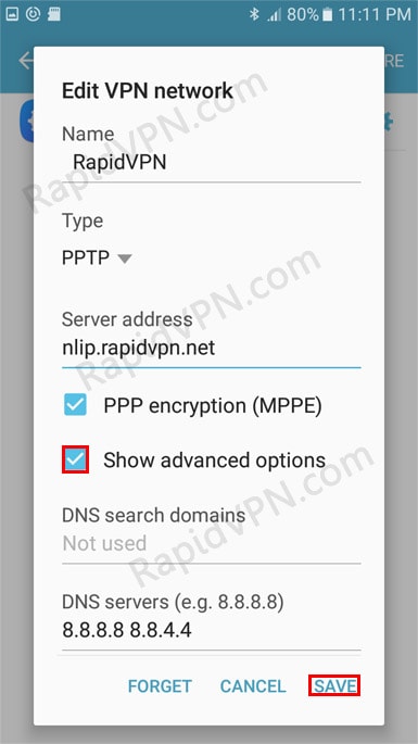 How to fix DNS leak on Android - Step 4