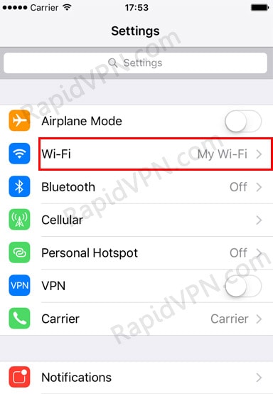 How to fix DNS leak on iOS - Step 1