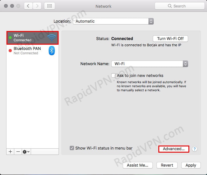 How to fix DNS leak on macOS - Step 3