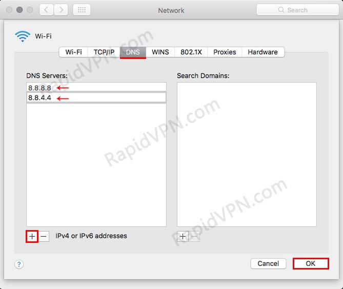 How to fix DNS leak on macOS - Step 4