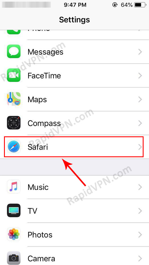 How to fix WebRTC Leak in Safari on iOS - step 2