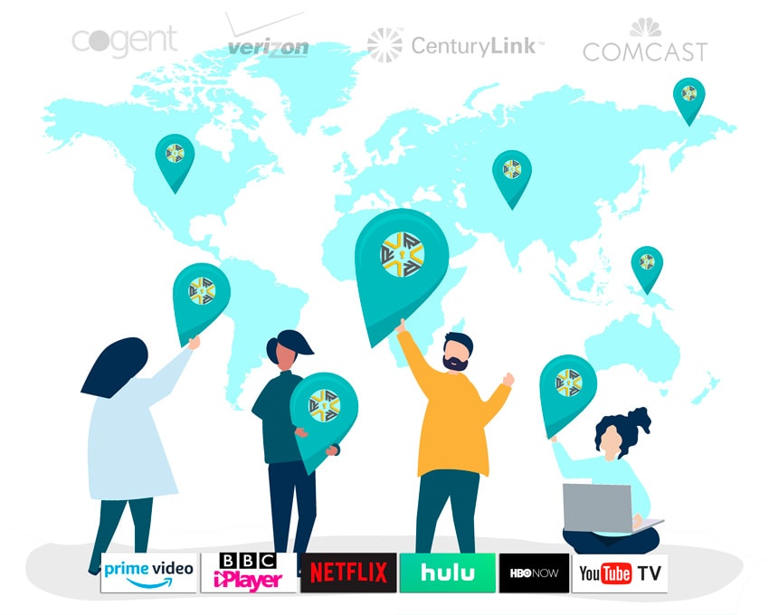 Verizon, AT&T & Comcast